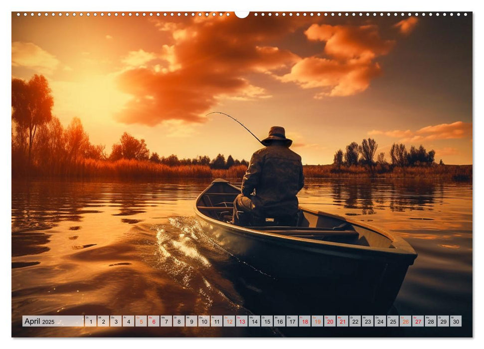 Angeln und Fischen Impressionen (CALVENDO Wandkalender 2025)