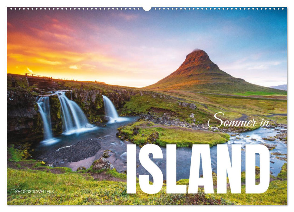 Sommer in Island (CALVENDO Wandkalender 2025)