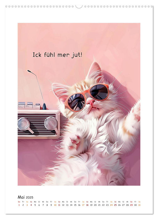 Katzenweisheiten (CALVENDO Premium Wandkalender 2025)