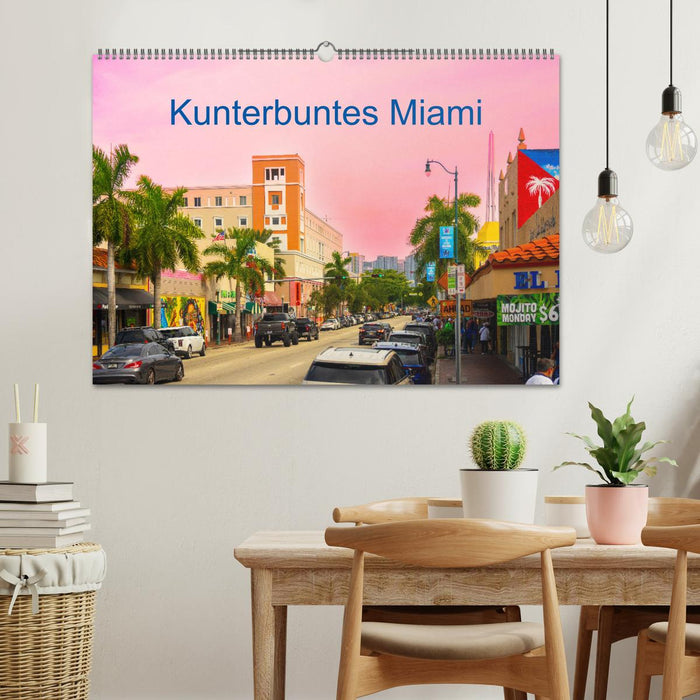 Miami coloré (Calendrier mural CALVENDO 2025) 