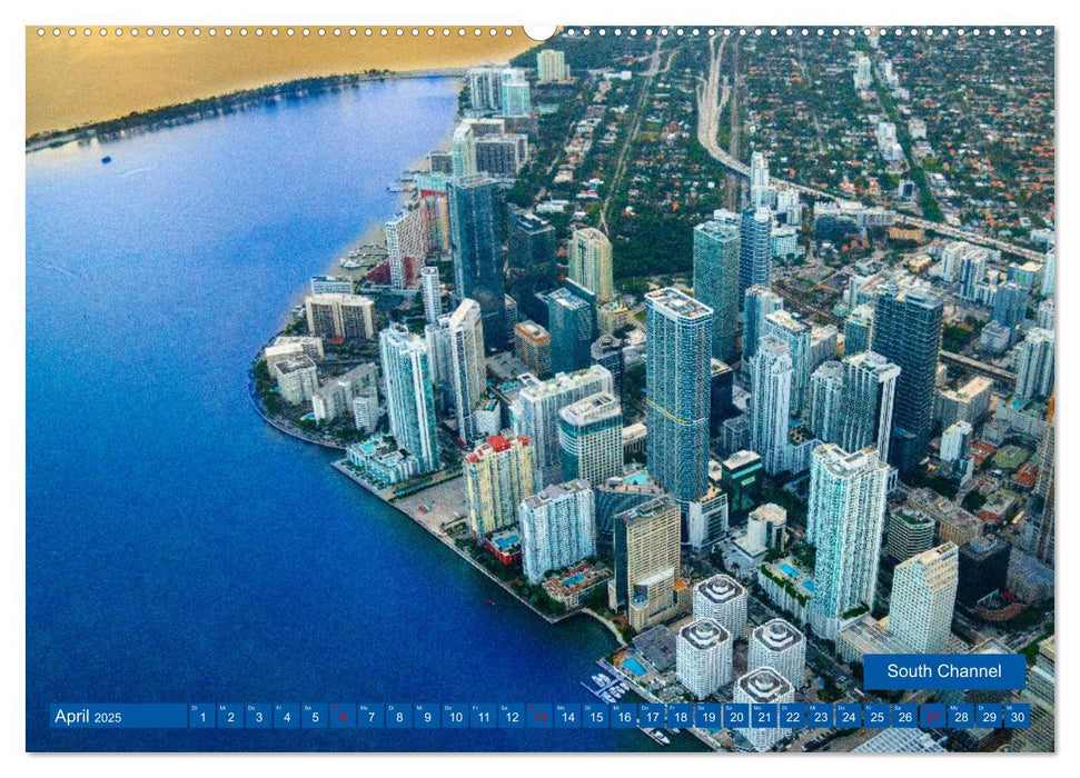 Miami coloré (Calvendo Premium Calendrier mural 2025)