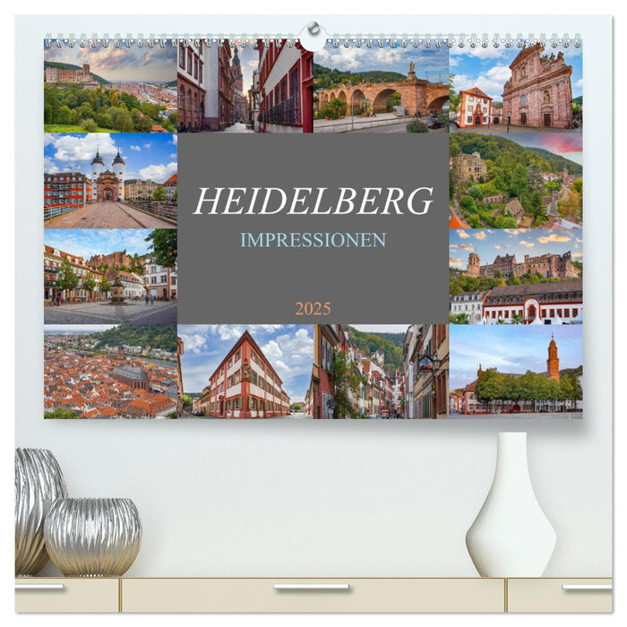 Heidelberg Impressionen (CALVENDO Premium Wandkalender 2025)