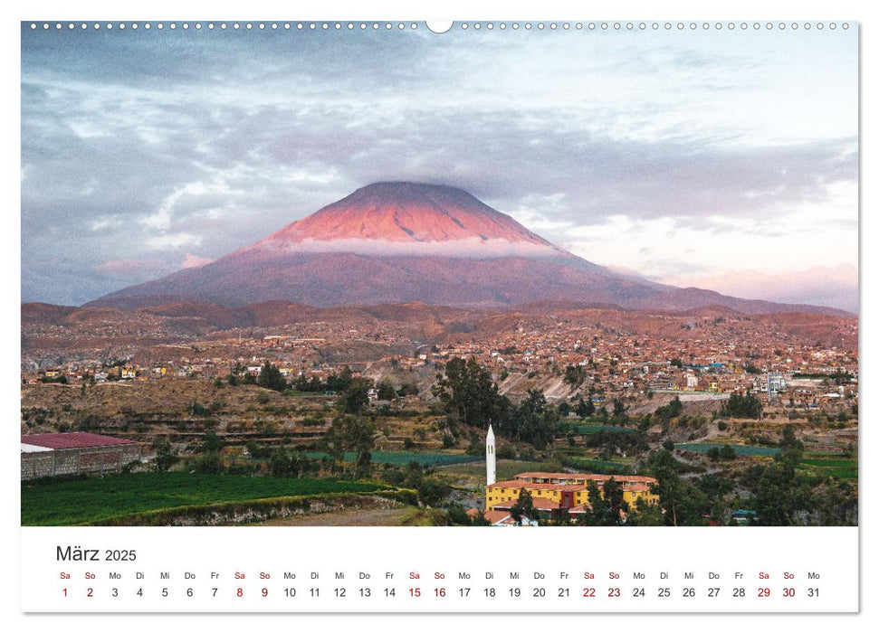 Geheimnisvolles Peru (CALVENDO Premium Wandkalender 2025)