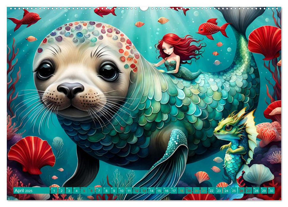 Verzauberte Unterwasserwelt (CALVENDO Wandkalender 2025)