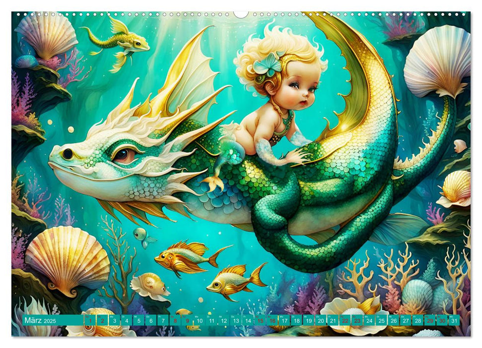 Verzauberte Unterwasserwelt (CALVENDO Premium Wandkalender 2025)