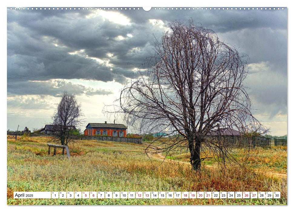 Kreuze in der Steppe - Ein Erinnerungsort im Lande der Kosaken (CALVENDO Premium Wandkalender 2025)