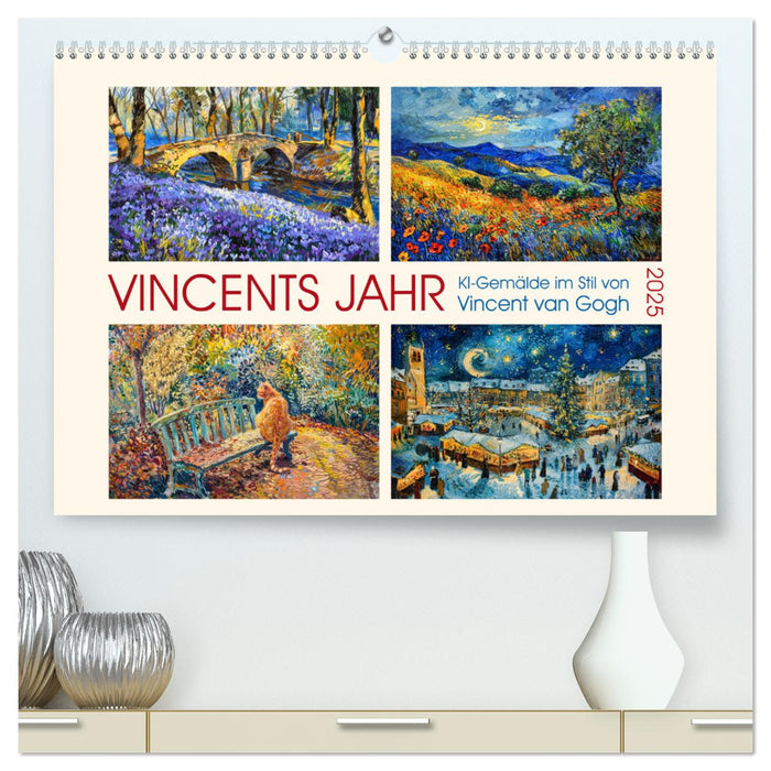 Année de Vincent (Calvendo Premium Calendrier mural 2025) 