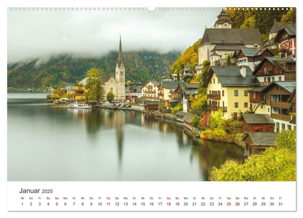 Hallstatt - Die Perle Österreichs (CALVENDO Premium Wandkalender 2025)