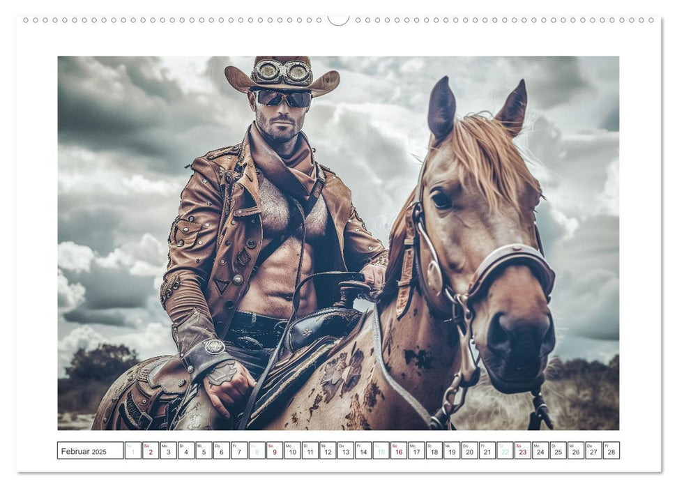 Im Bann des Cowboys (CALVENDO Premium Wandkalender 2025)