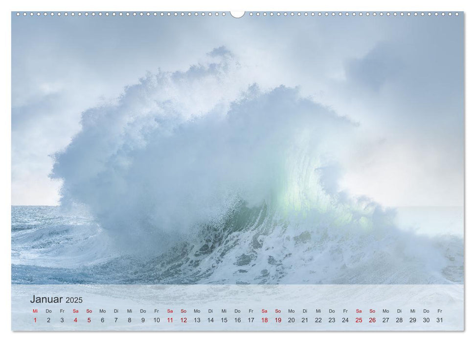 Rhapsodie in Blau (CALVENDO Premium Wandkalender 2025)
