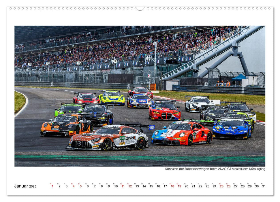 GT Masters am Nürburgring (CALVENDO Wandkalender 2025)
