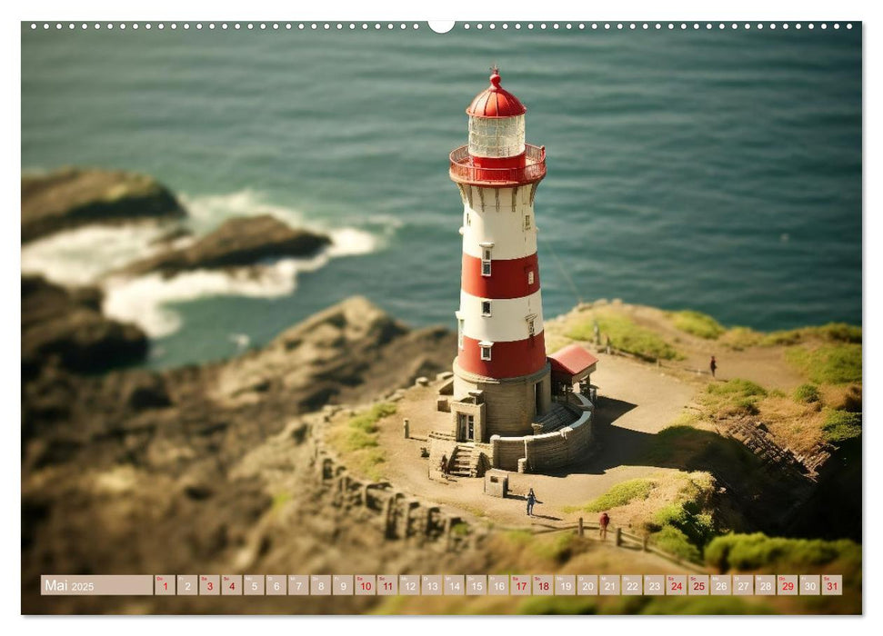 Miniaturwelt - Sehnsuchtsort Nordseeküste (CALVENDO Premium Wandkalender 2025)