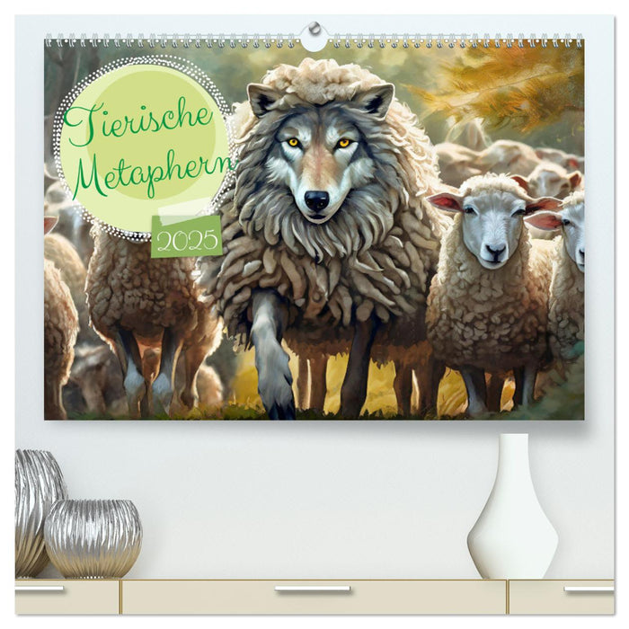 Tierische Metaphern (CALVENDO Premium Wandkalender 2025)