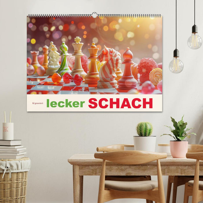 Lecker Schach (CALVENDO Wandkalender 2025)