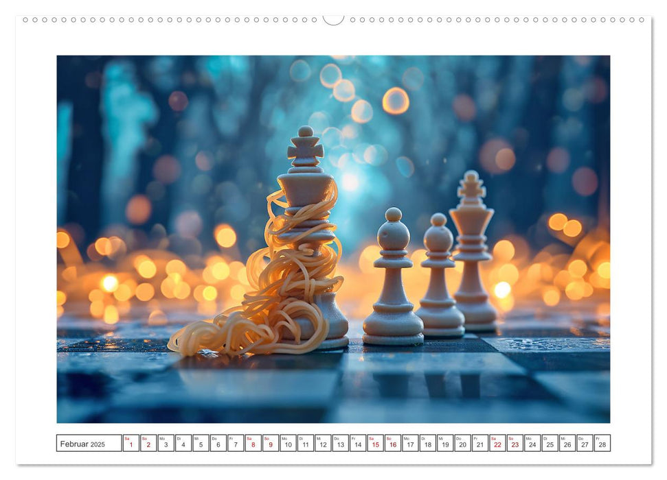 Lecker Schach (CALVENDO Wandkalender 2025)