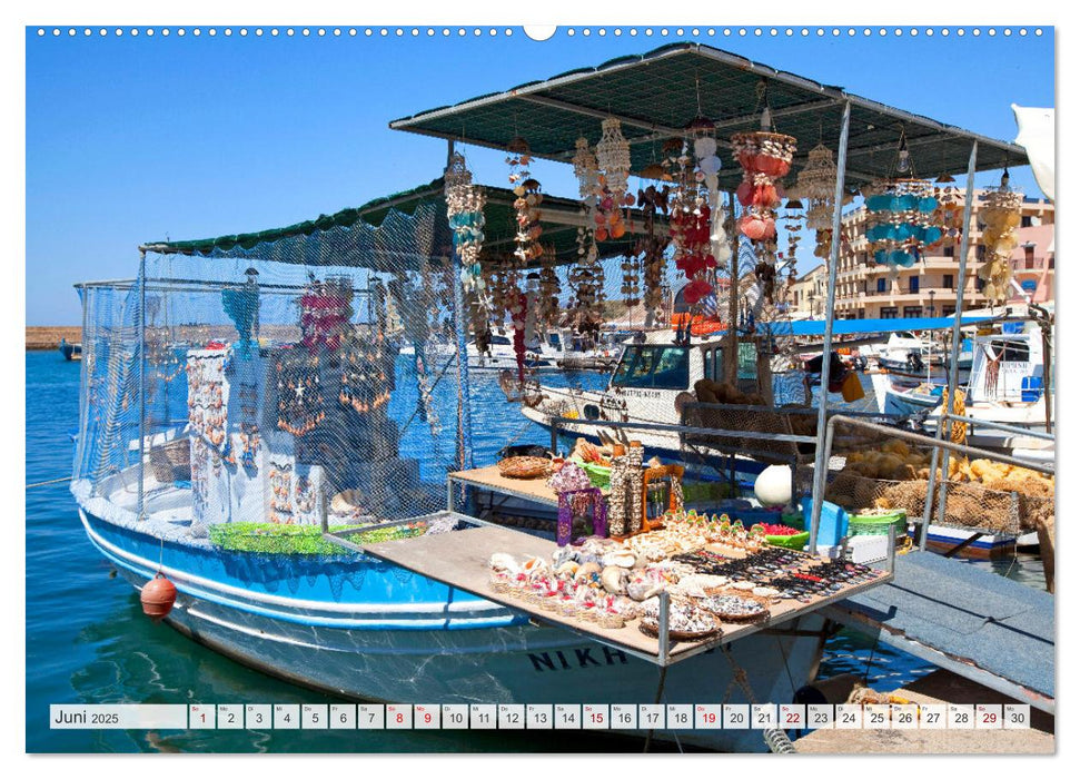 Urlaubsparadies in Kreta (CALVENDO Premium Wandkalender 2025)
