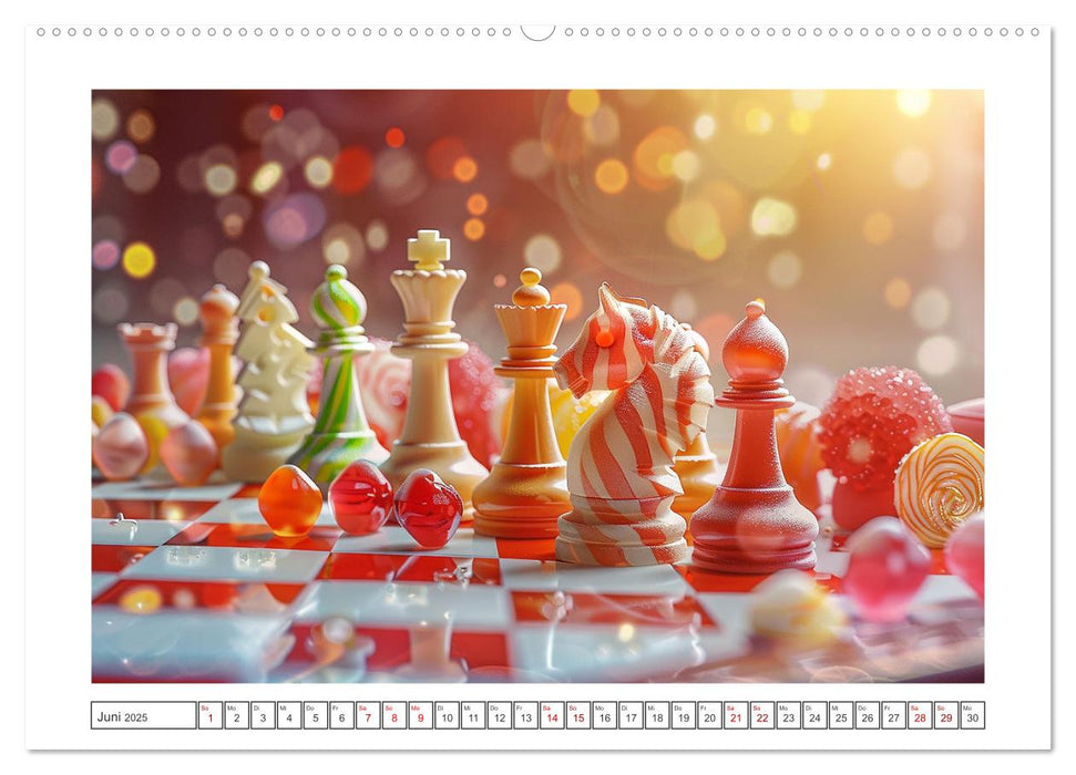 Lecker Schach (CALVENDO Premium Wandkalender 2025)