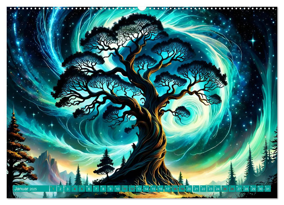 Bäume wie Persönlichkeiten (CALVENDO Wandkalender 2025)