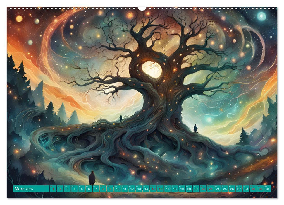 Bäume wie Persönlichkeiten (CALVENDO Wandkalender 2025)