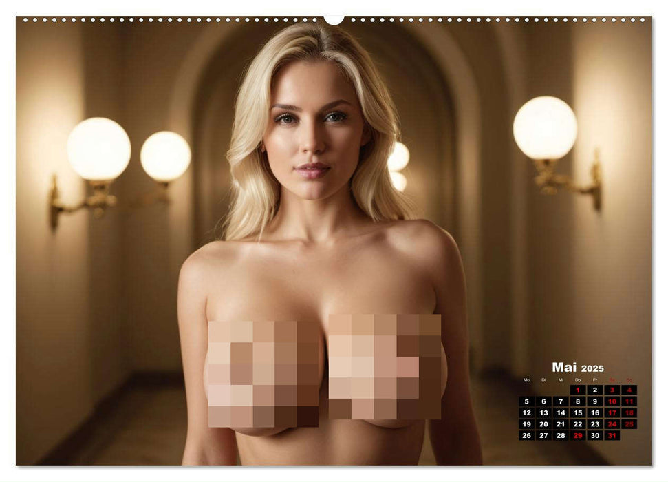 Göttliche Rundungen: Die Schönheit großer Brüste (CALVENDO Premium Wandkalender 2025)