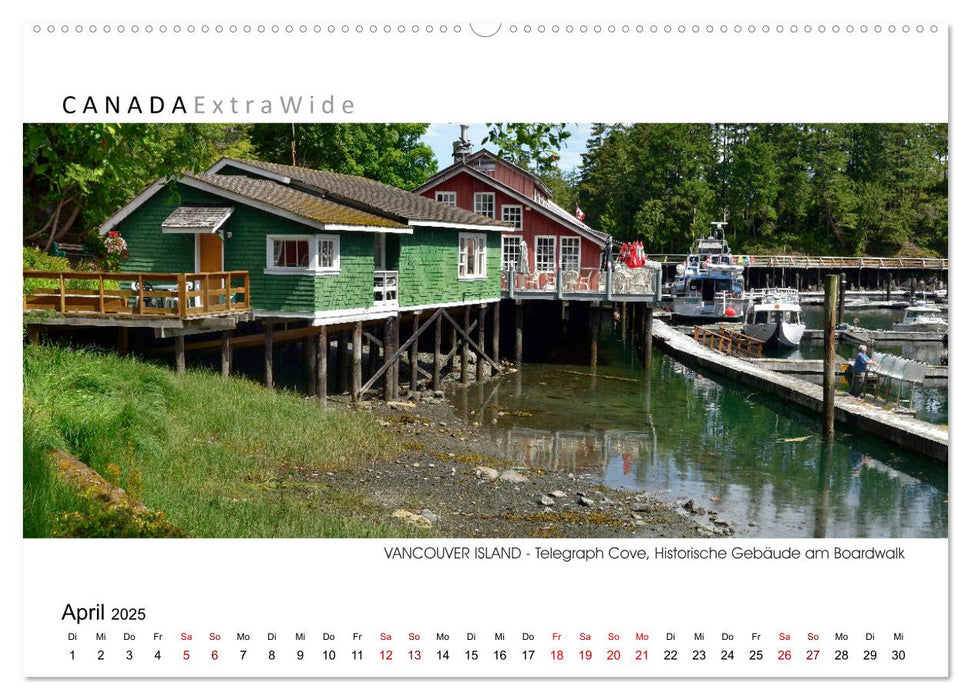 Vancouver Island Panoramabilder (CALVENDO Premium Wandkalender 2025)