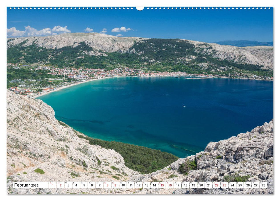 Kroatien - Perle des Balkans (CALVENDO Wandkalender 2025)