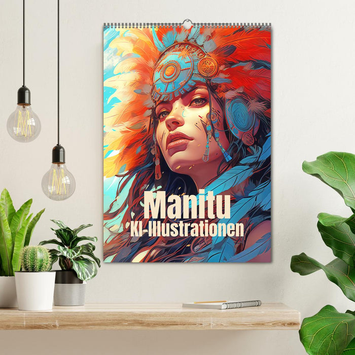 Manitu - KI-Illustrationen (CALVENDO Wandkalender 2025)