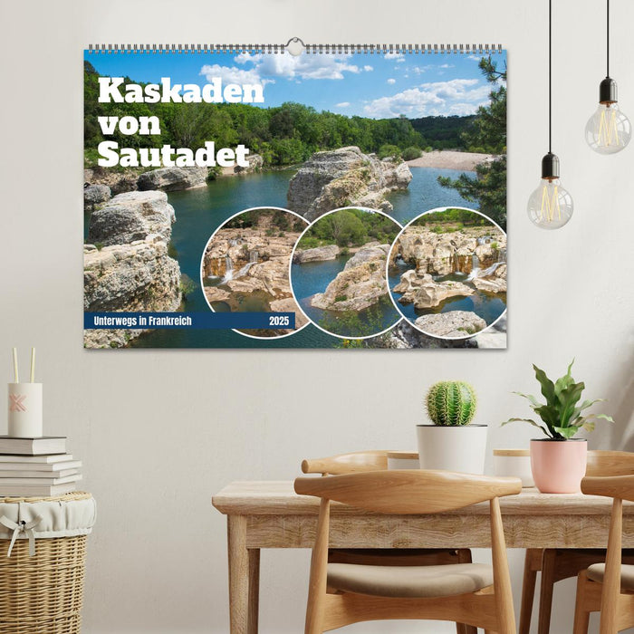 Kaskaden von Sautadet (CALVENDO Wandkalender 2025)