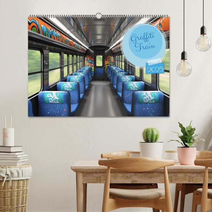 Graffiti Train (CALVENDO Wandkalender 2025)