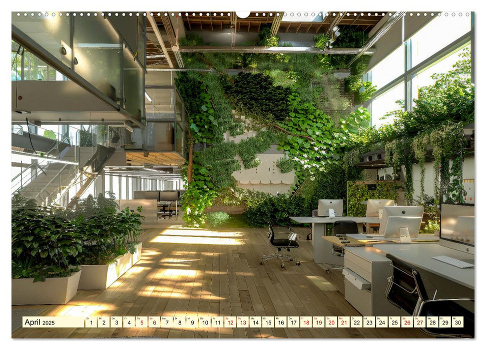 Biophilic Design - Verbundenheit mit der Natur (CALVENDO Premium Wandkalender 2025)