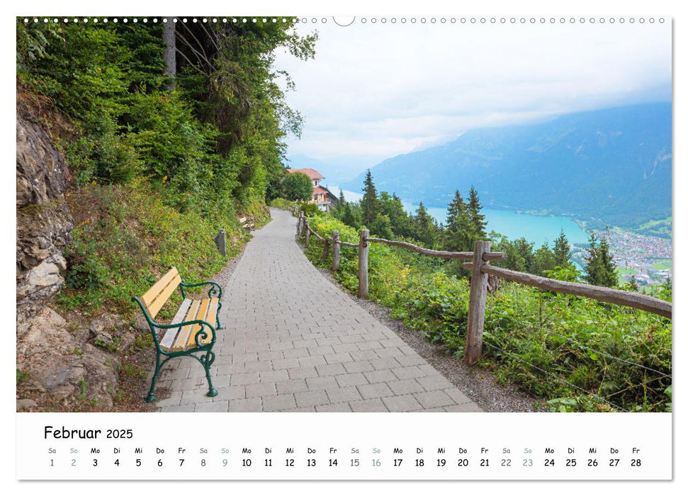 Faszination Berner Oberland - Wanderlust und Gipfelblick (CALVENDO Wandkalender 2025)