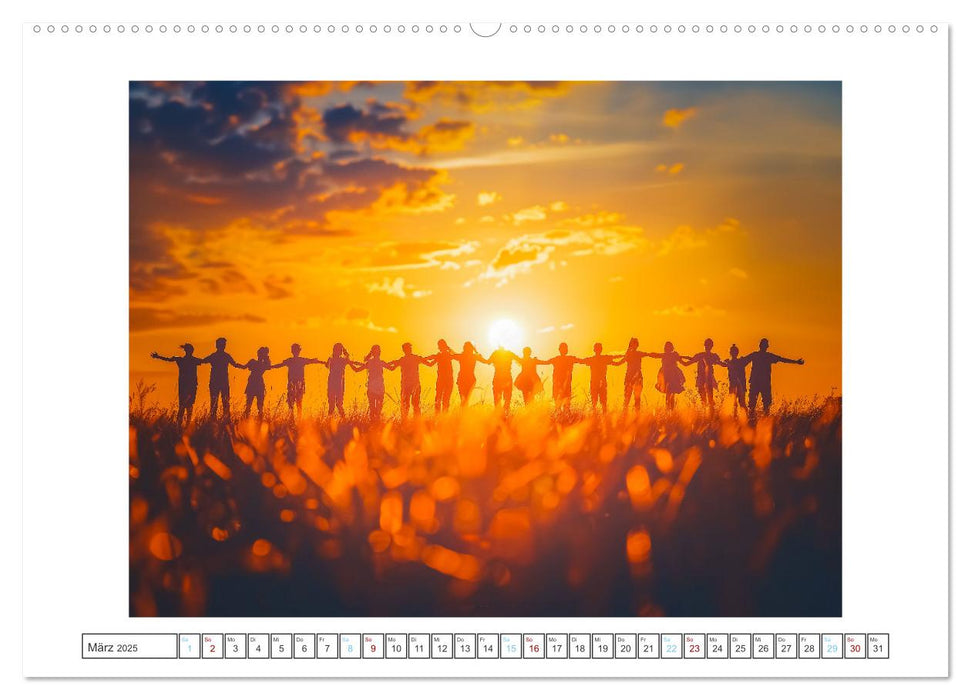 Die Sprache des Friedens (CALVENDO Premium Wandkalender 2025)