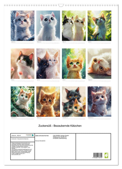 Zuckersüß - Bezaubernde Kätzchen (CALVENDO Wandkalender 2025)