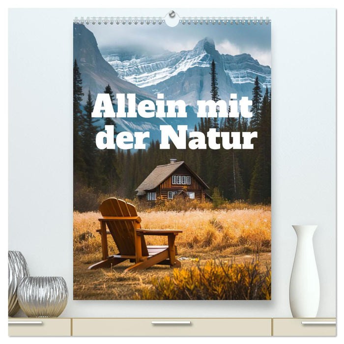 Allein mit der Natur (CALVENDO Premium Wandkalender 2025)