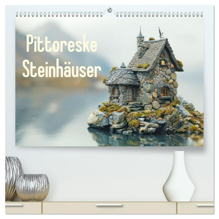 Pittoreske Steinhäuser (CALVENDO Premium Wandkalender 2025)