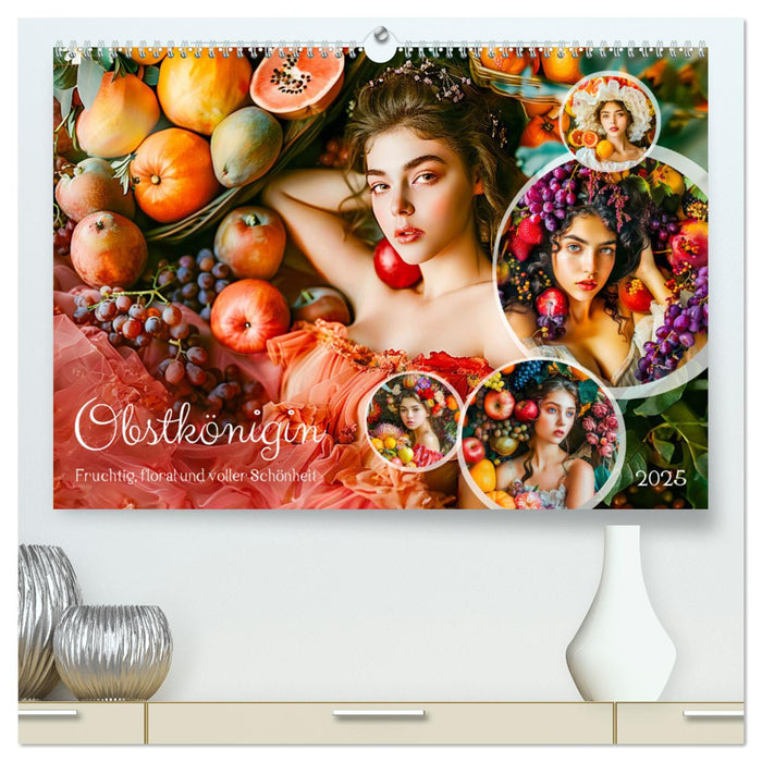 Obstkönigin - Fruchtig, floral und voller Schönheit (CALVENDO Premium Wandkalender 2025)