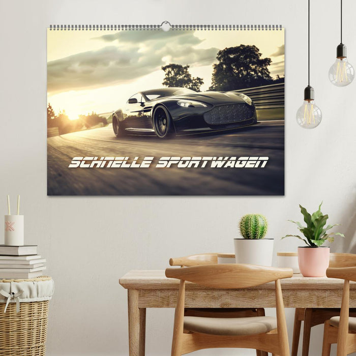 Schnelle Sportwagen (CALVENDO Wandkalender 2025)