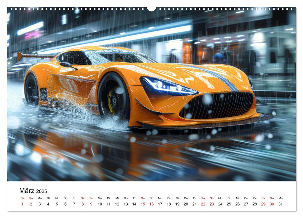 Schnelle Sportwagen (CALVENDO Wandkalender 2025)