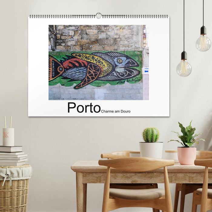 Porto - Charme am Douro (CALVENDO Wandkalender 2025)