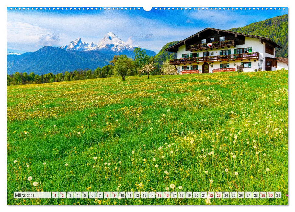 Urlaub im Berchtesgadener Land (CALVENDO Premium Wandkalender 2025)