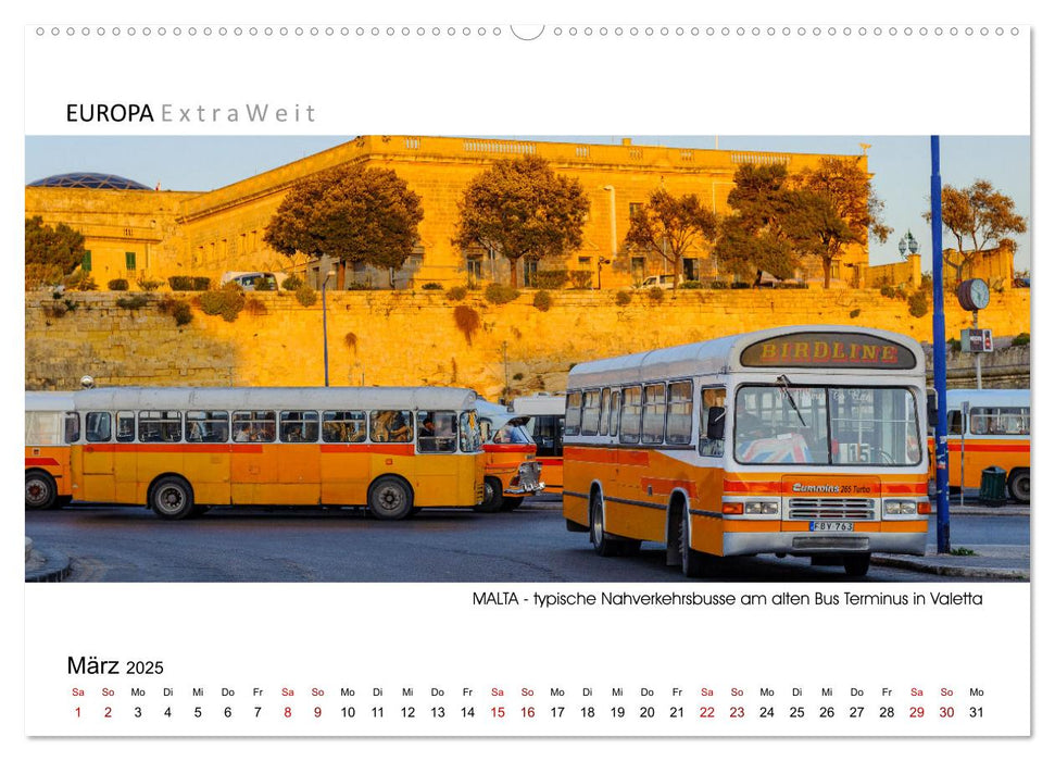 Maltesische Impressionen (CALVENDO Wandkalender 2025)