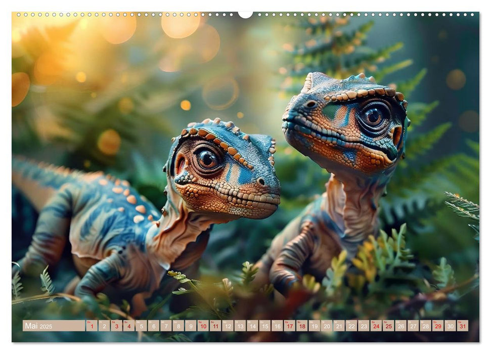 Dino-Babys (CALVENDO Wandkalender 2025)