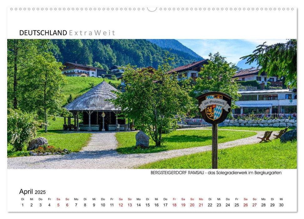 Village d'alpinisme RAMSAU - Joyau du pays de Berchtesgaden (Calendrier mural CALVENDO Premium 2025)