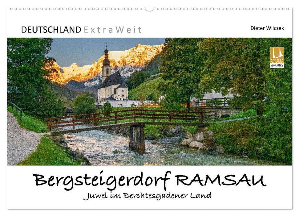 Village d'alpinisme RAMSAU - joyau du pays de Berchtesgaden (calendrier mural CALVENDO 2025) 