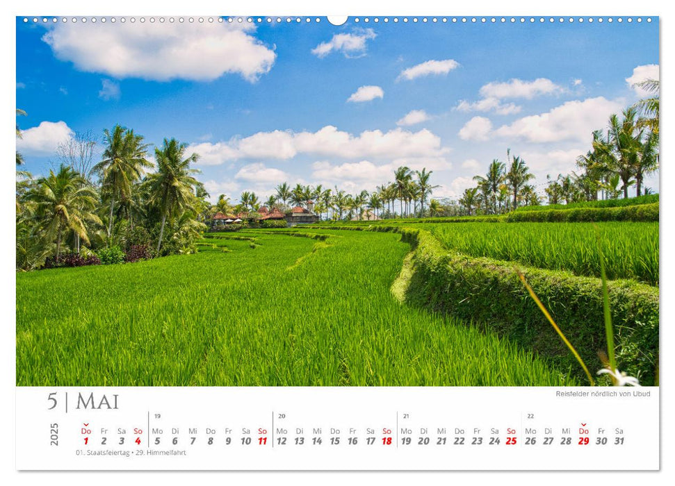 Bali und Nusa Lembongan (CALVENDO Premium Wandkalender 2025)