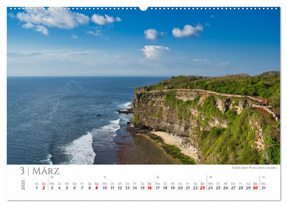 Bali und Nusa Lembongan (CALVENDO Wandkalender 2025)