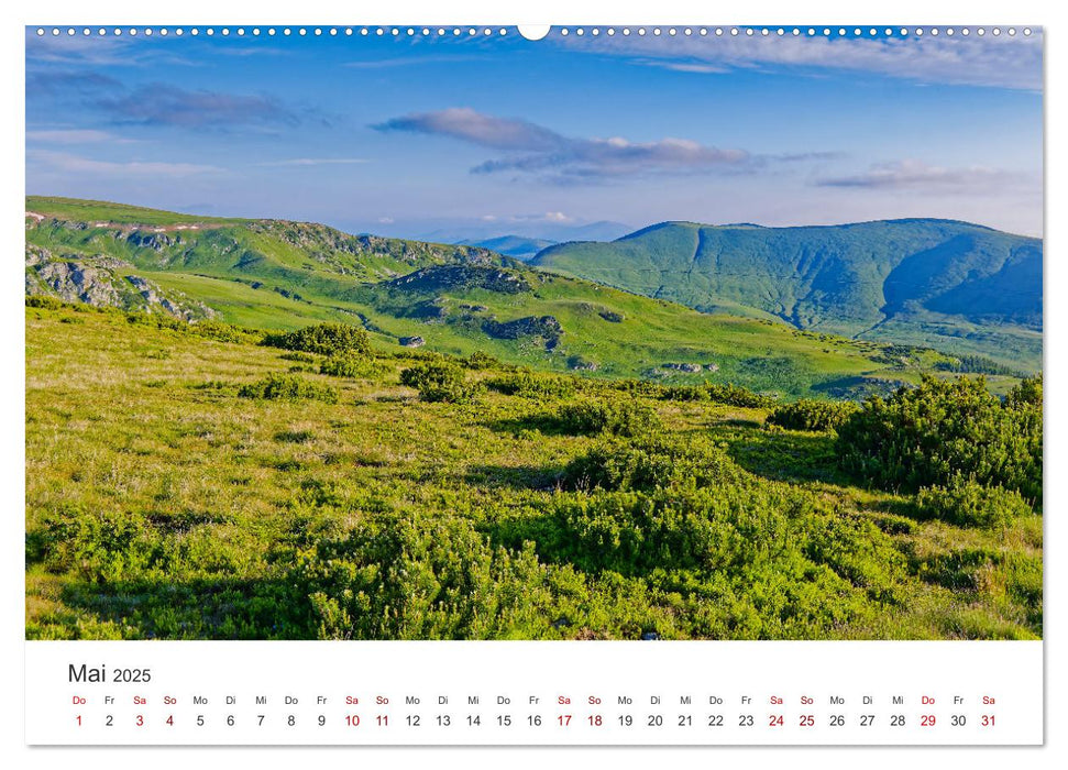 Siebenbürgen und das Fagaras Gebirge (CALVENDO Wandkalender 2025)