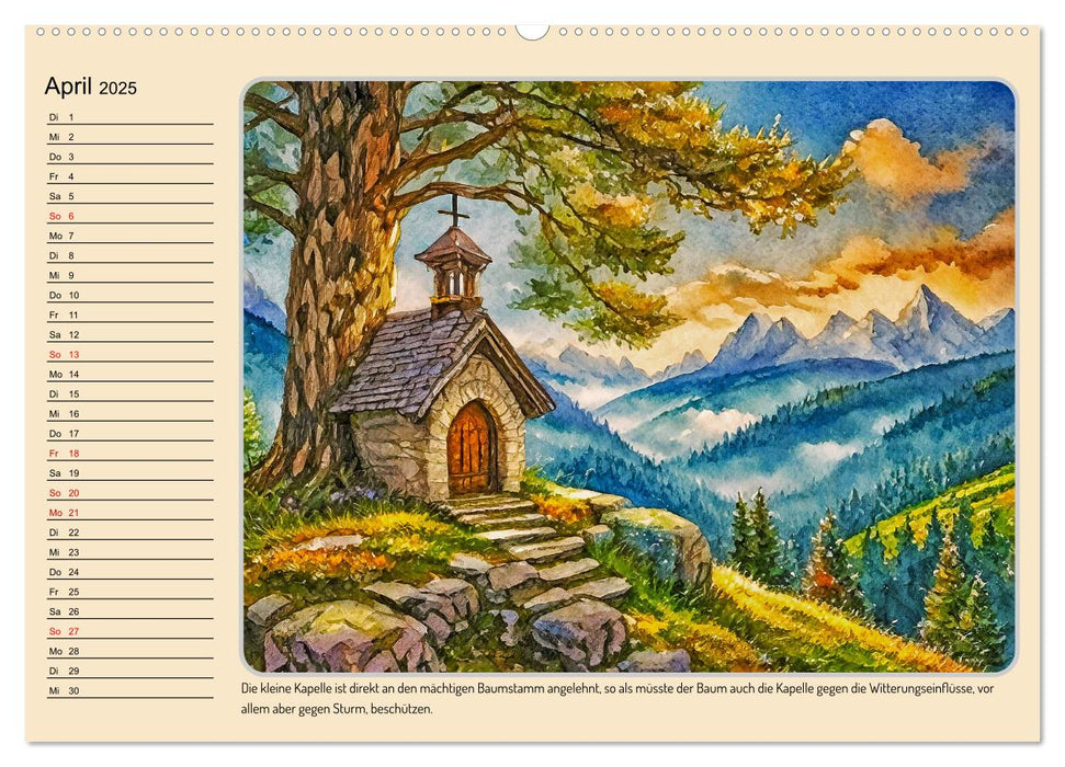 Orte einer Märchenwelt (CALVENDO Premium Wandkalender 2025)