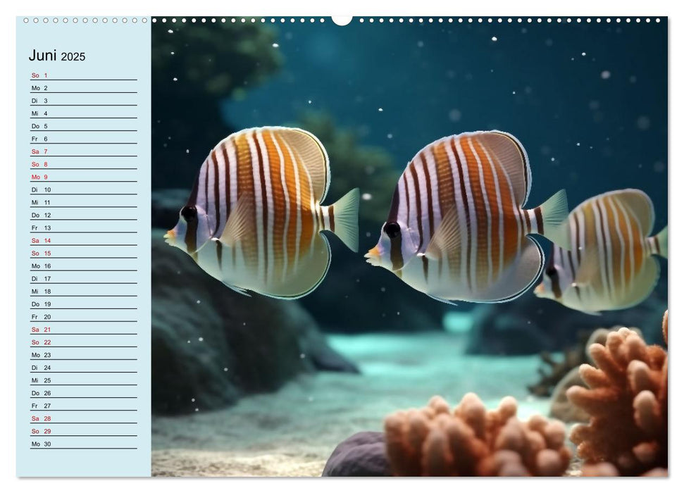Fischfantasie (CALVENDO Wandkalender 2025)