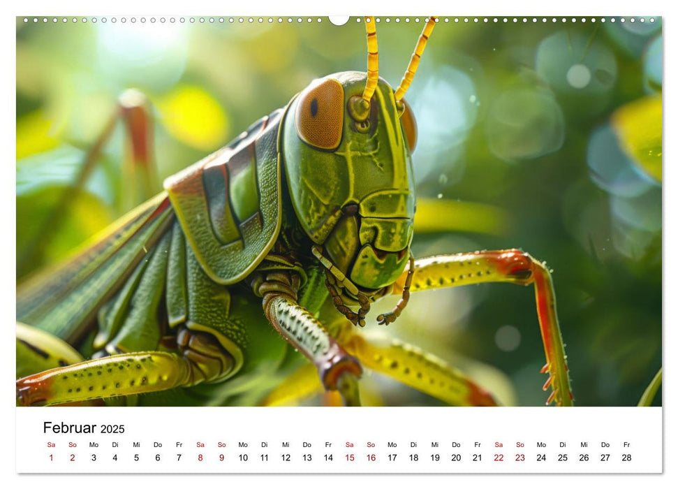 Insekten hautnah (CALVENDO Wandkalender 2025)